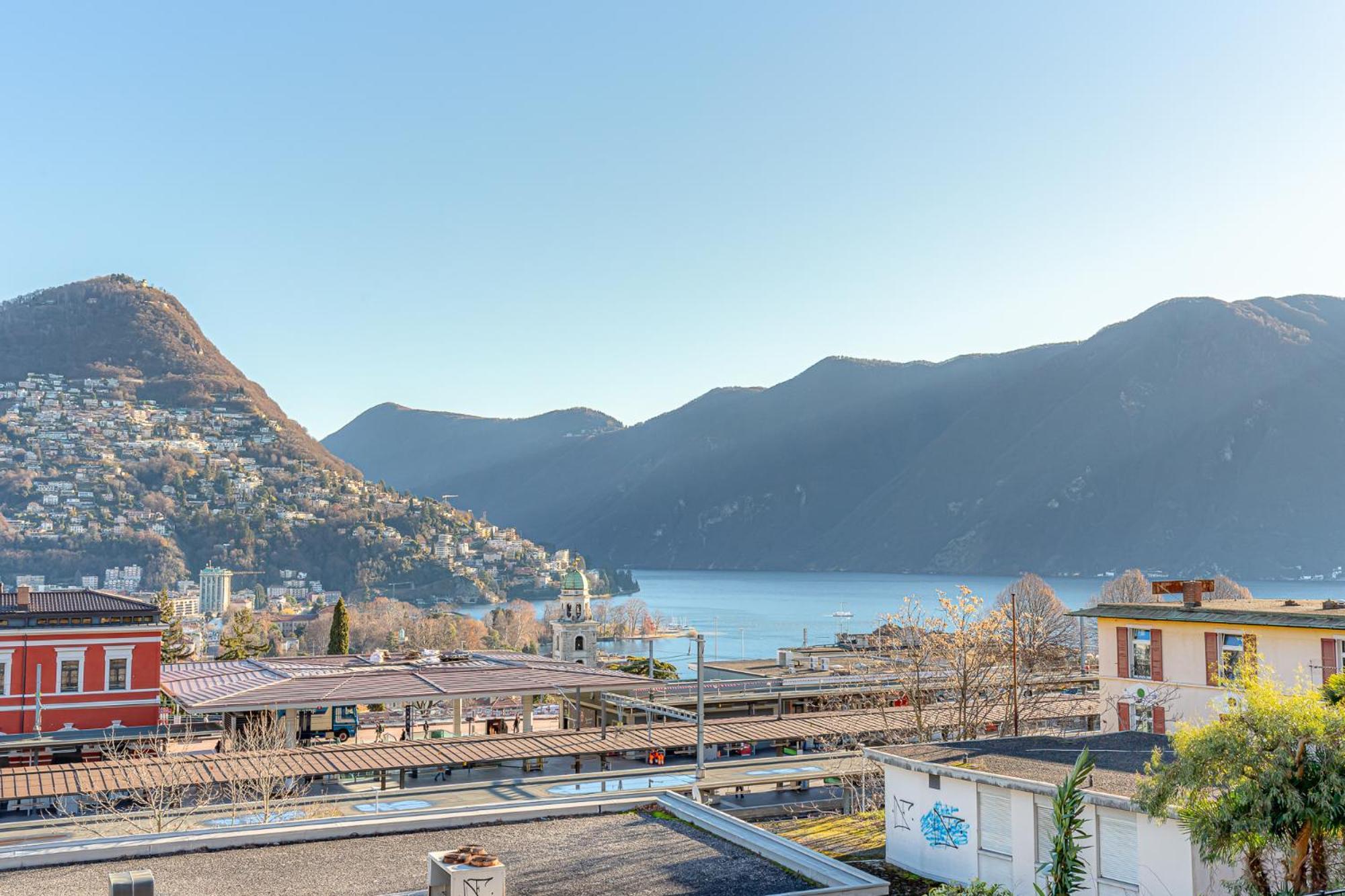 Imperial Of Lugano 3 With A Lake View Behind The Station And 10 Min From The Lake Of לוגאנו מראה חיצוני תמונה
